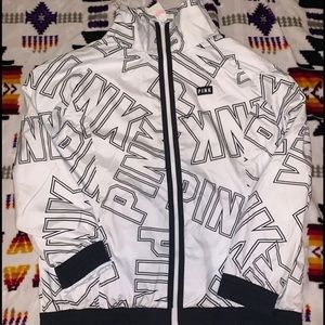 VS Pink windbreaker.